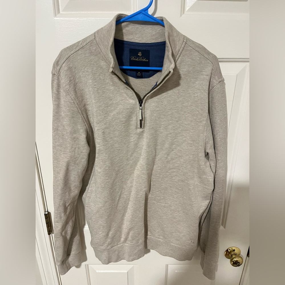 Brooks Brothers Quarter Zip Sweater
